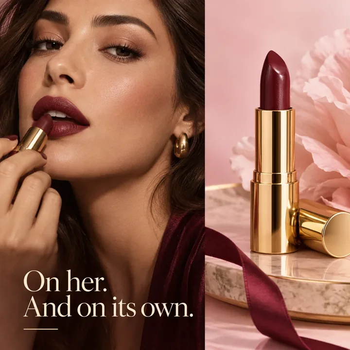 Beauty: styled ad creative example