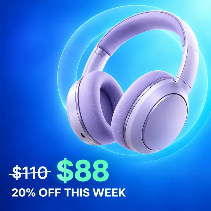 Electronics: styled ad creative example